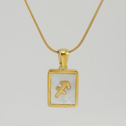 Collana costellazione acciaio