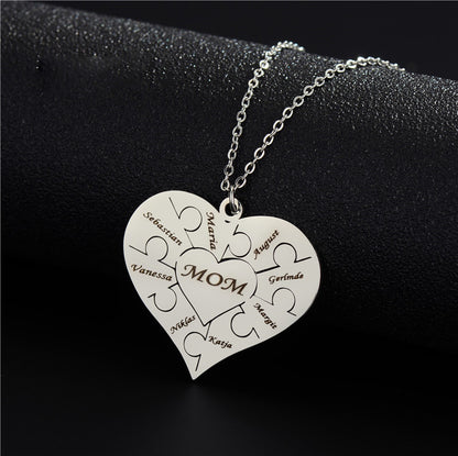 Collana Cuore Puzzle