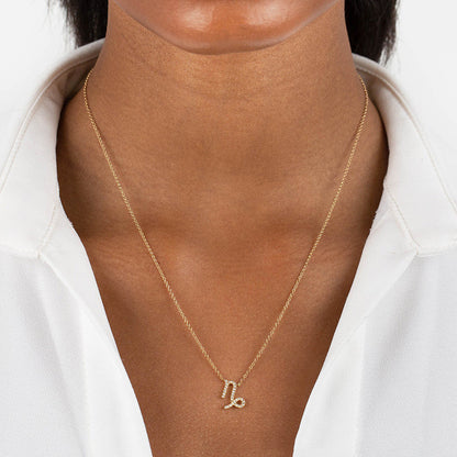 Collana zodiacale con zirconi