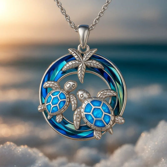 Collana tartaruga e stella marina