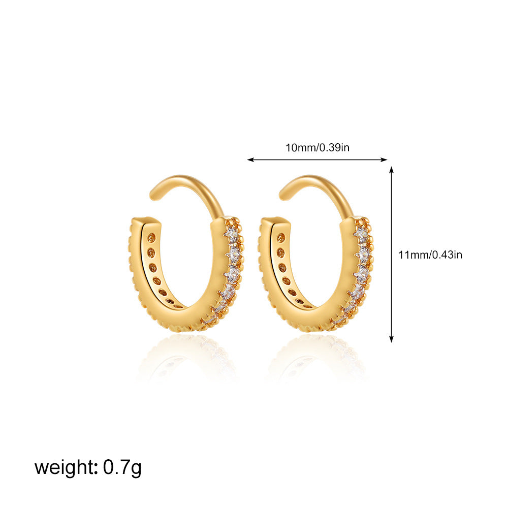 Orecchini zircone mini