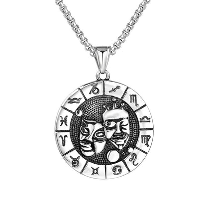 Collana segni zodiacali acciaio inossidabile