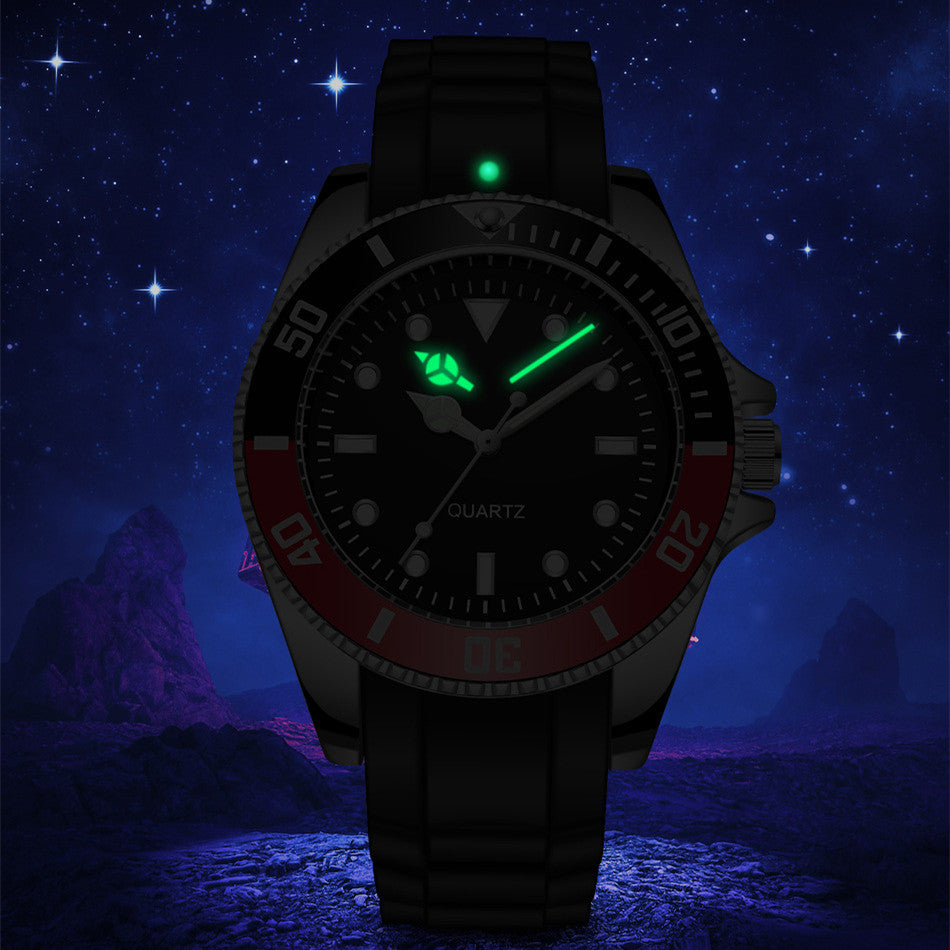 Orologio cinturino silicone luminescente