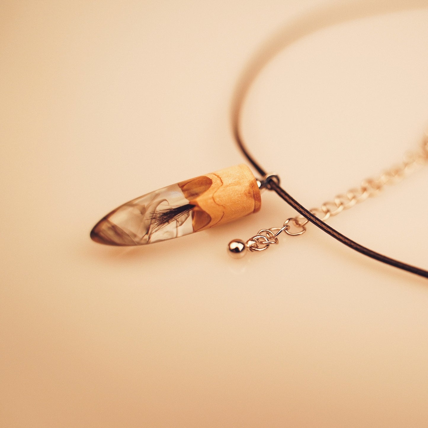Collana Legno e Resina da Regalo