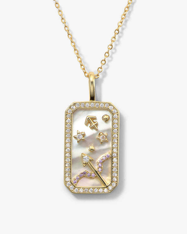 Collana zodiaco con diamanti