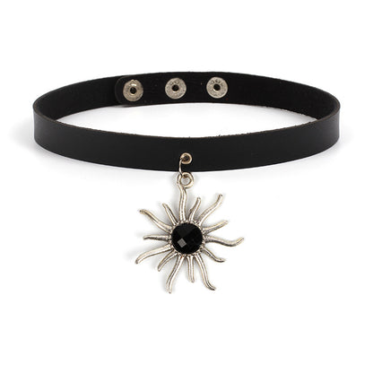 Collana Pelle Geometrica
