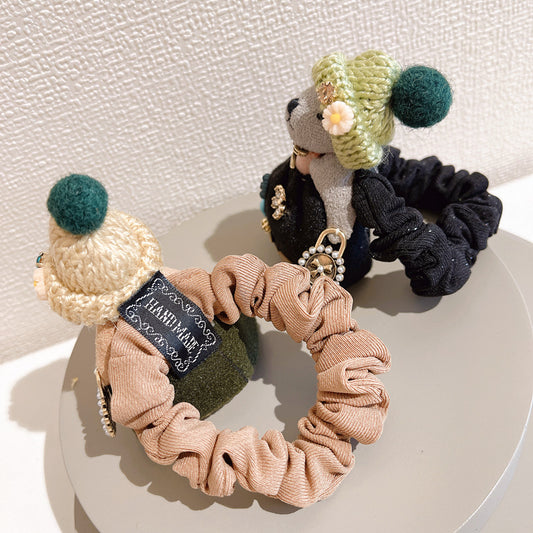 Elastico capelli orsetto strass