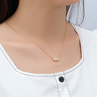Collana corta geometrica