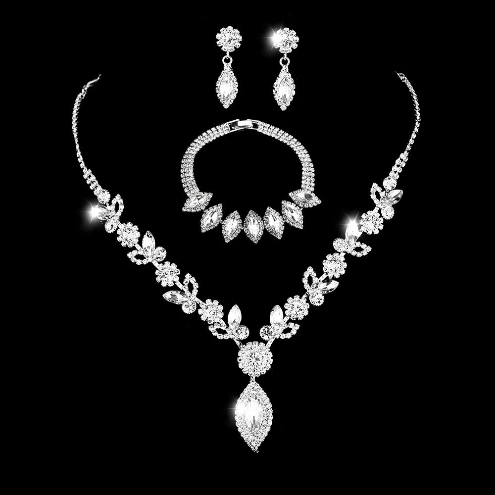Parure Sposa Cristalli Floreali