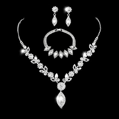 Parure Sposa Cristalli Floreali