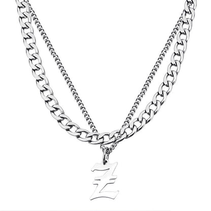 Collana Lettera Titanio
