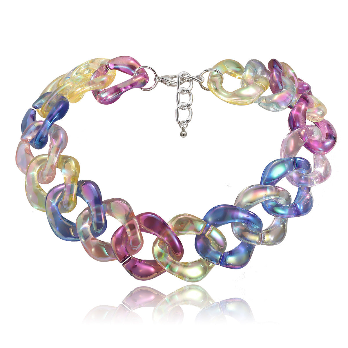 Collana geometrica acrilico