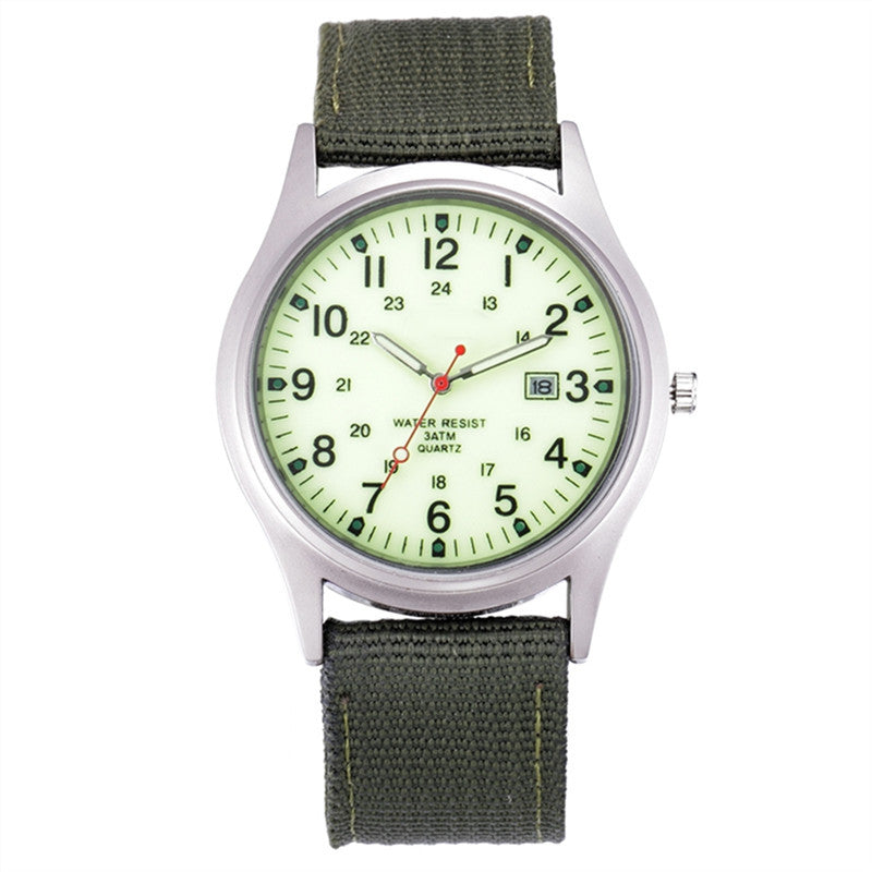 Orologio militare in tessuto