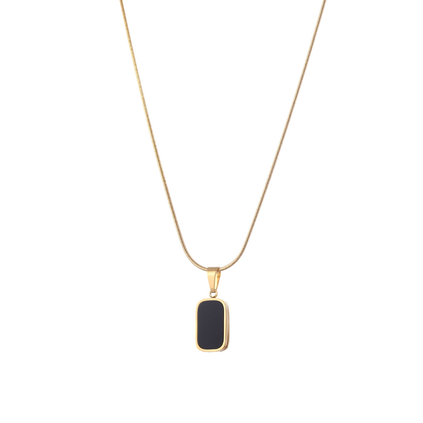 Collana pendente conchiglia bicolore