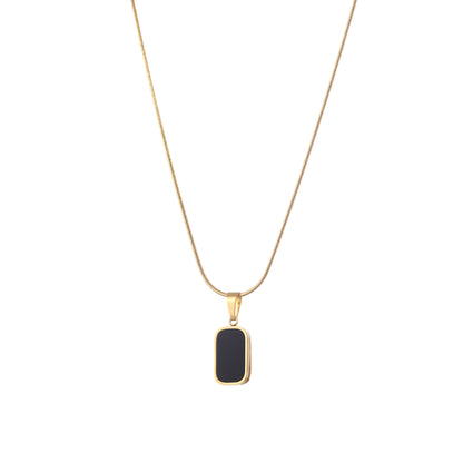 Collana pendente conchiglia bicolore