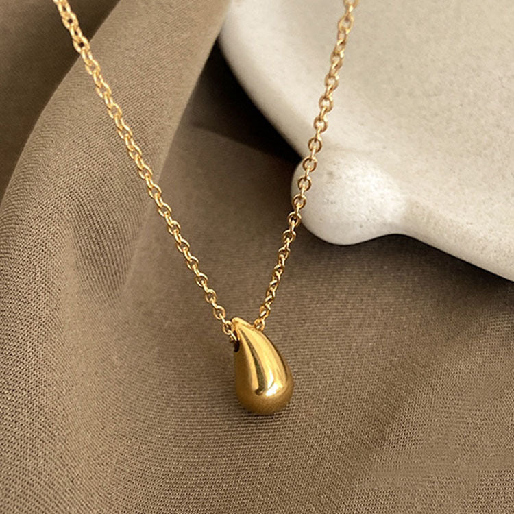 Collana titanio goccia