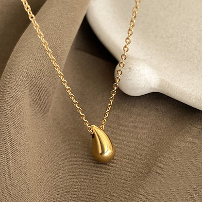 Collana titanio goccia