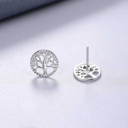 Orecchini albero zircone
