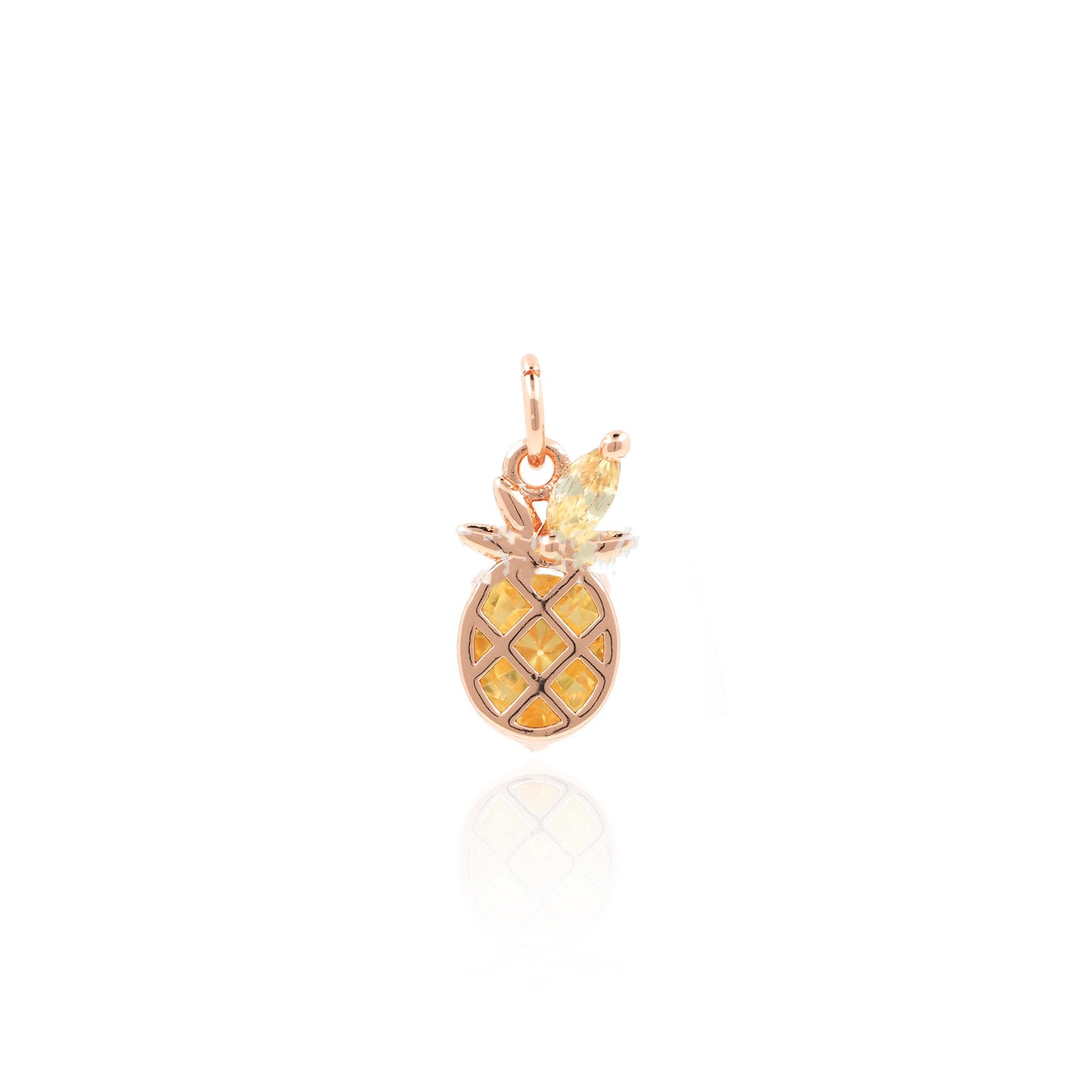 Braccialetto ananas zircone champagne