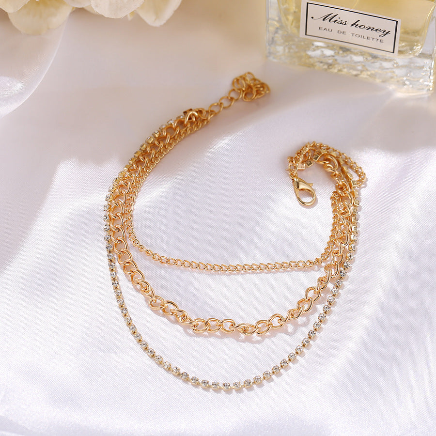 Cavigliera perline boho