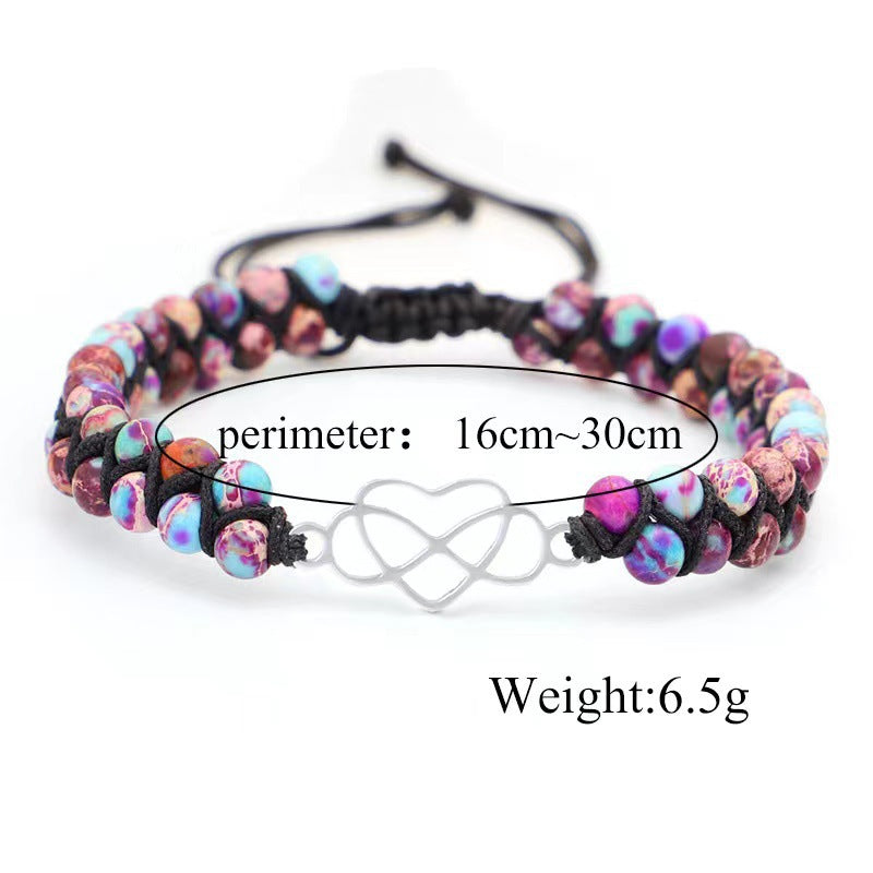 Bracciale bohemien doppio strato
