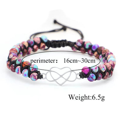 Bracciale bohemien doppio strato