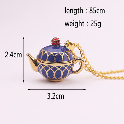 Collana tazza smaltata