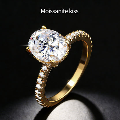 Anello moissanite da donna