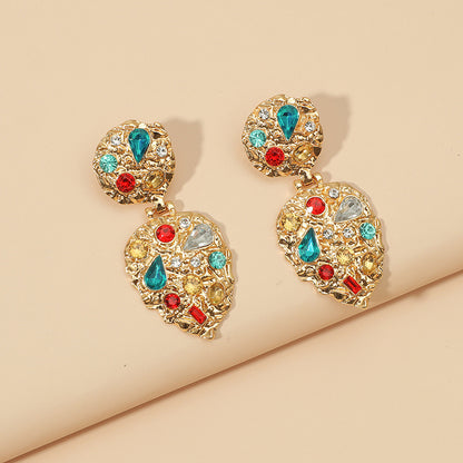 Orecchini barocchi strass
