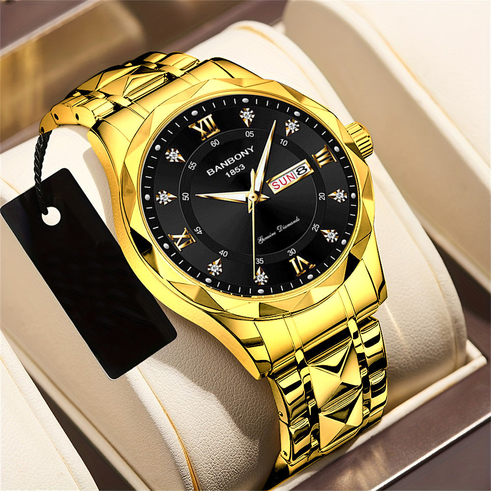 Orologio da uomo con cinturino corda