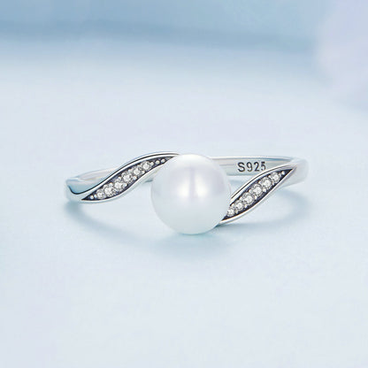 Anello Geometrico Zircone classico