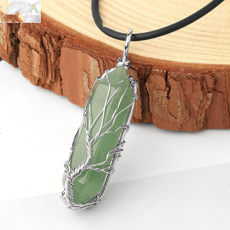 Collana Prisma Esagonale Albero della Vita