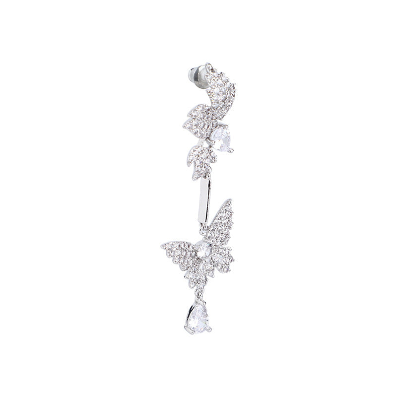Set collana orecchini farfalla