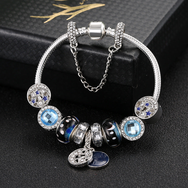 Bracciale perline cielo stellato