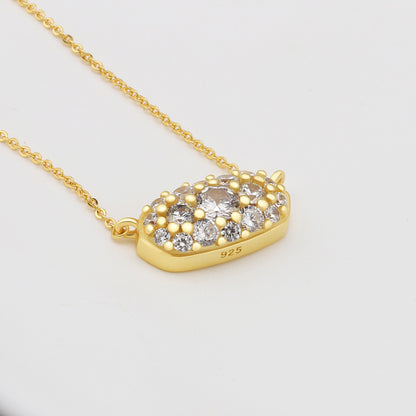 Collana corta geometrica