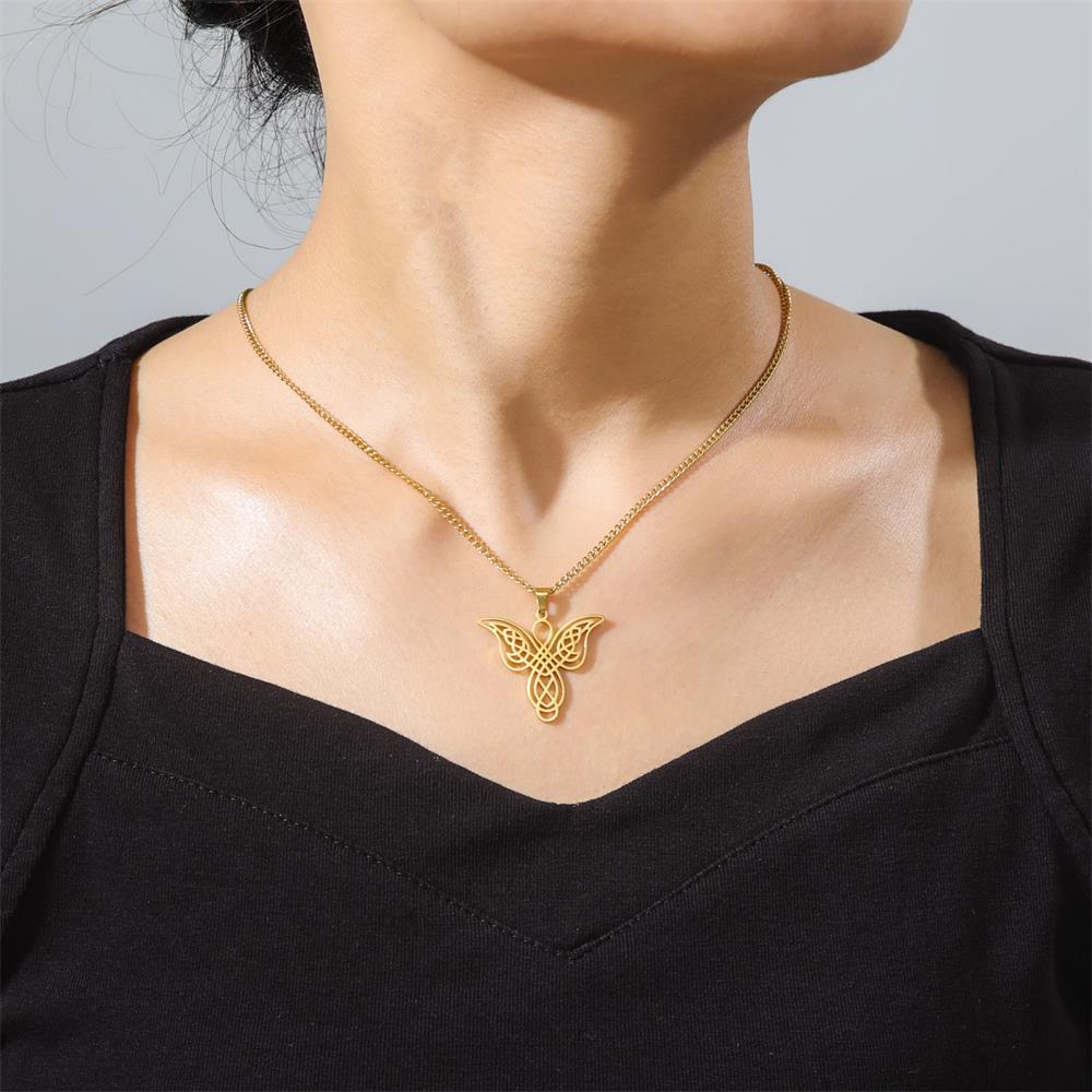 Collana farfalla con ciondolo
