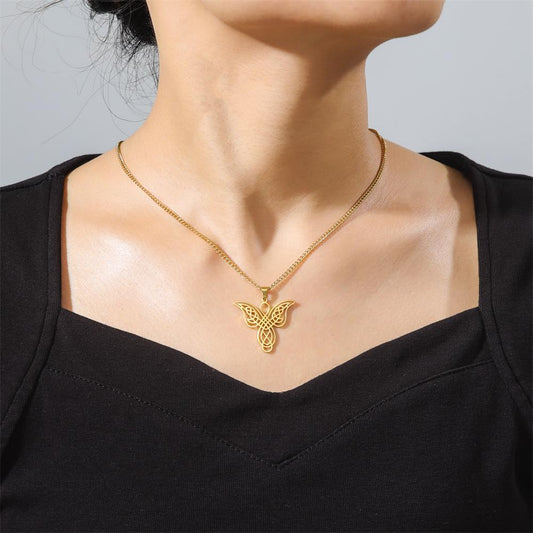 Collana farfalla con ciondolo