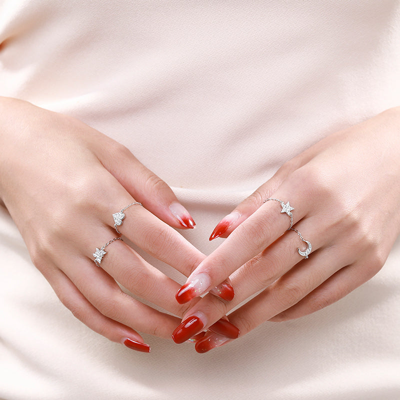 Anello farfalla zirconi diamante