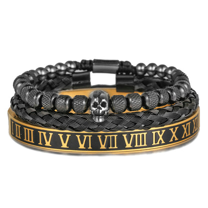 Bracciale scheletro intrecciato
