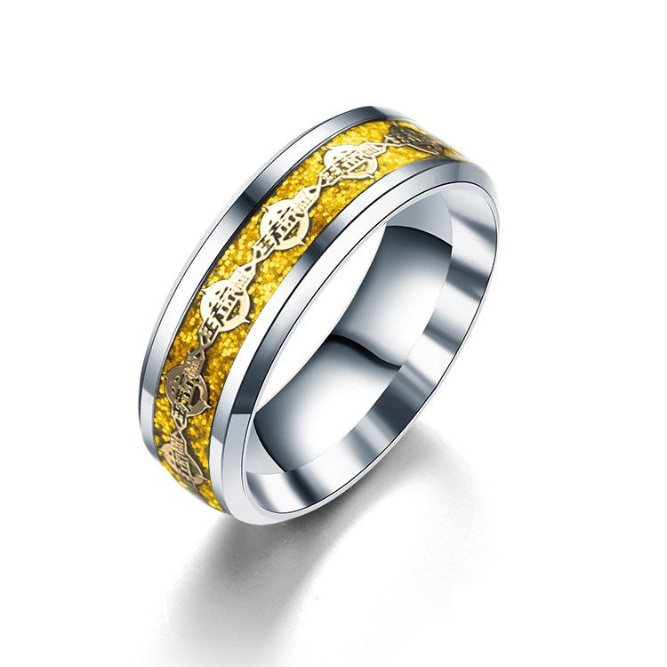 Anello opale in tungsteno