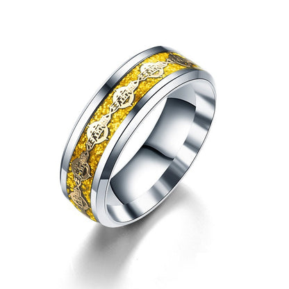 Anello opale in tungsteno
