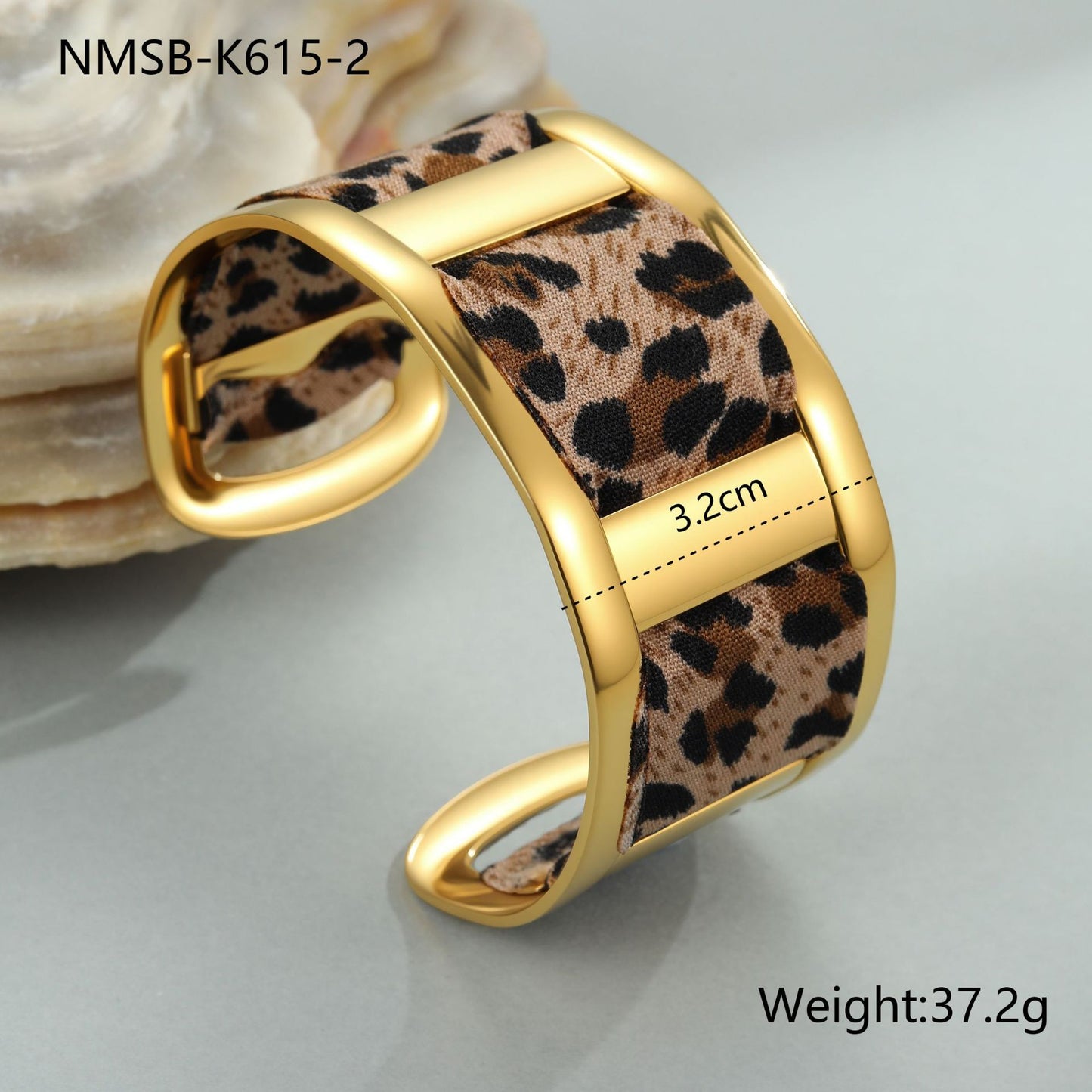 Braccialetto Leopardato Oro