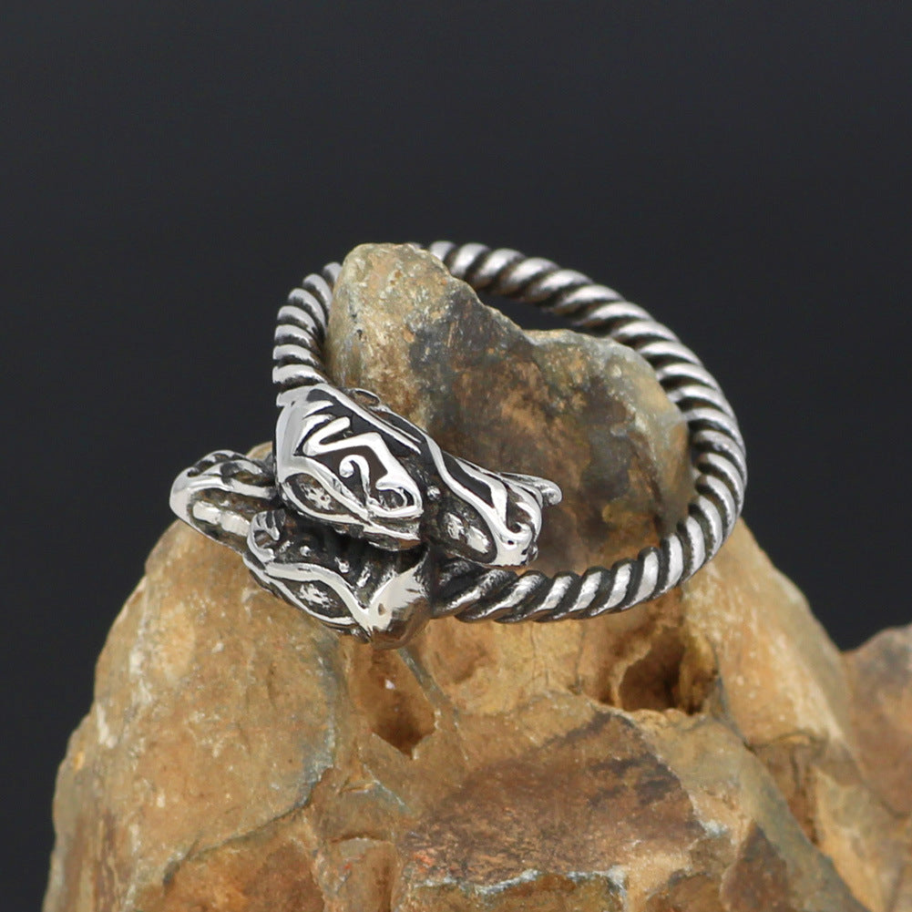 Anello drago vichingo