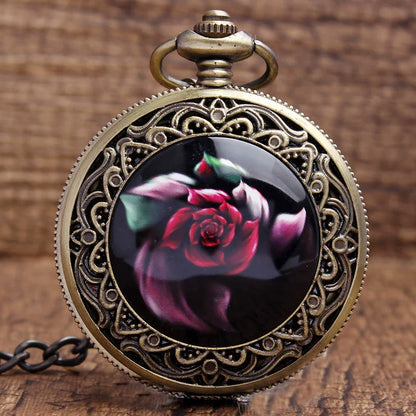 Orologio da tasca teschio ceramica