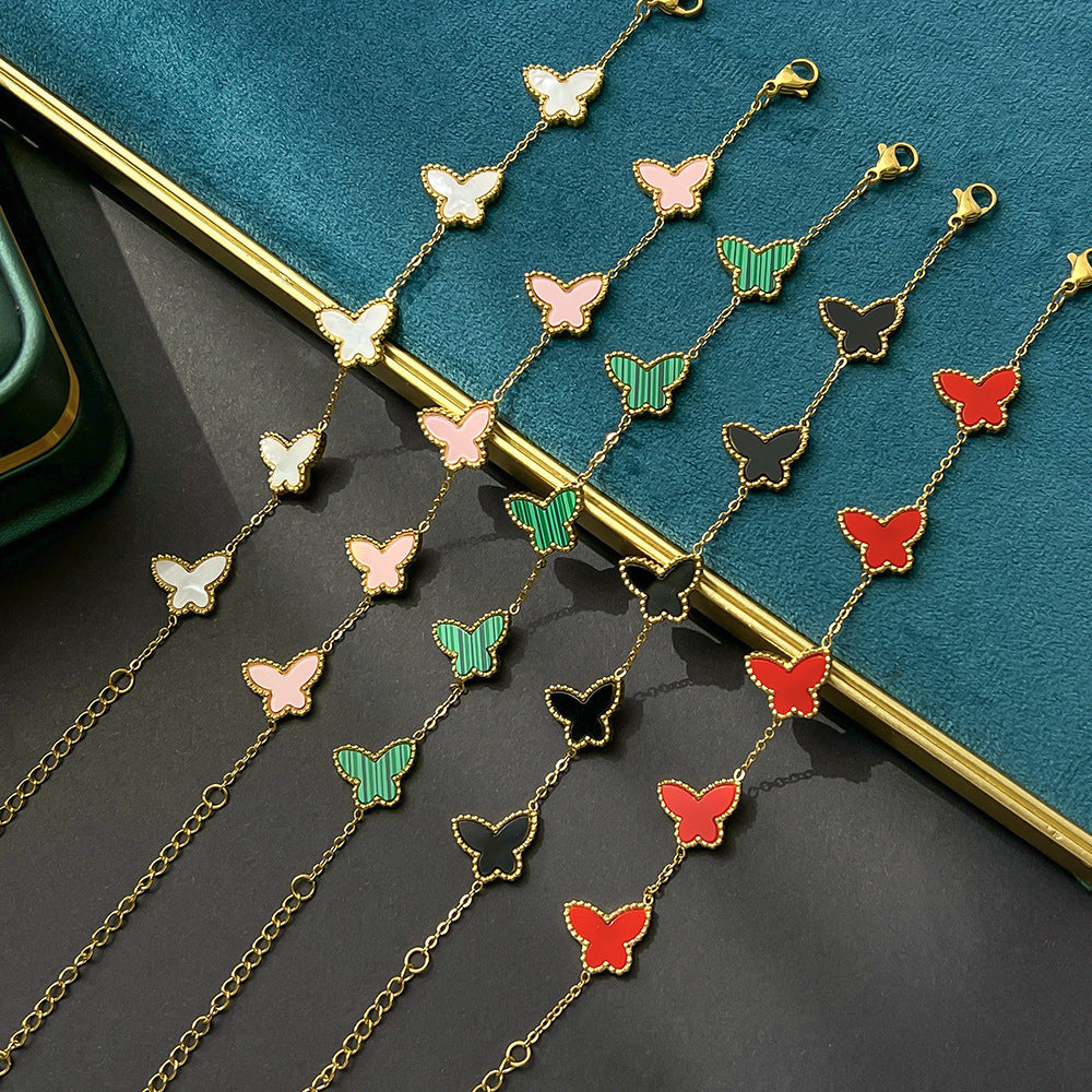 Bracciale farfalla titanio