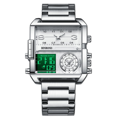 Orologio uomo sportivo multifunzione al quarzo