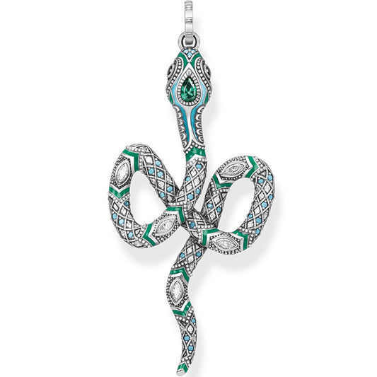 Collana serpente turchese