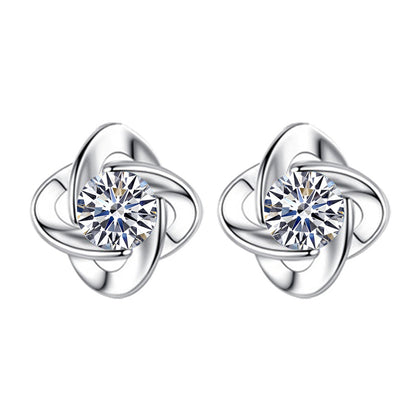 Collana trifoglio cuore