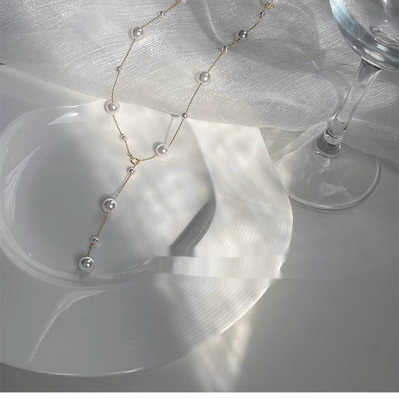 Collana perle clavicola