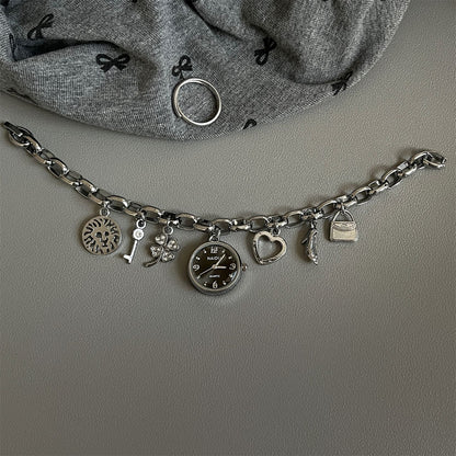 Orologio da donna sottile con diamanti